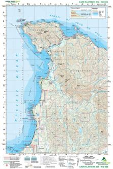 Green Trails Cape Flattery, WA Map 98S