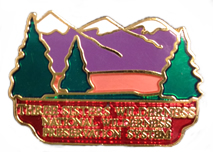 Three Sisters Wilderness Lapel Pin