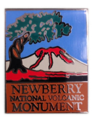Newberry National Volcanic Monument Lapel Pin