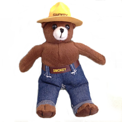 Smokey Bear Beanie Doll