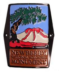Newberry National Volcanic Monument Walking Stick Medallion