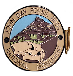John Day Fossil Beds Walking Stick Medallion