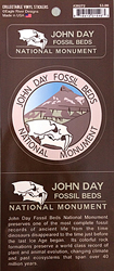 John Day Fossil Beds Vinyl Sticker
