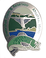 Dworshak Dam & Reservoir Lapel Pin