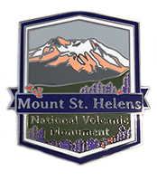 Mount St. Helens National Volcanic Monument Lapel Pin