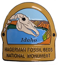 Hagerman Fossil Beds Walking Stick Medallion