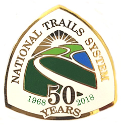 National Trails System 50th Anniversary Lapel Pin